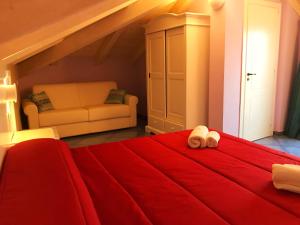 Postel nebo postele na pokoji v ubytování Residenza Vinci Room & Suite