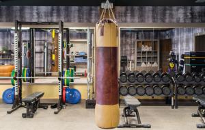 The fitness center and/or fitness facilities at South Lodge 