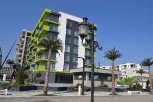 Bygningen som lejligheden ligger i