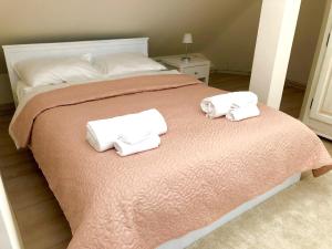 Ein Bett oder Betten in einem Zimmer der Unterkunft Gruia Lofts