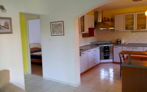Kuchyň nebo kuchyňský kout v ubytování Apartman Nekic