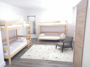 Postel nebo postele na pokoji v ubytování Hostel Eva