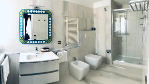 Koupelna v ubytování Hotel Goya