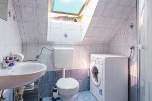 A bathroom at Apartments Lake Bohinj Medja