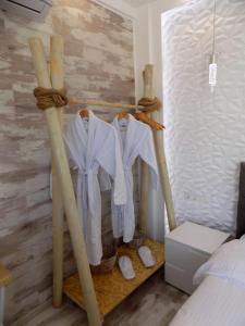 Posteľ alebo postele v izbe v ubytovaní Petite Palace Aristotelous 8