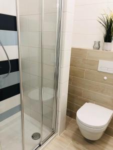 Kúpeľňa v ubytovaní AQUAMARINA ONYX GOLD