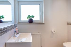 Koupelna v ubytování Ferienwohnungen stiLECHt