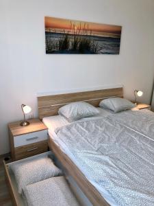 Een bed of bedden in een kamer bij BeerHouse - Stein