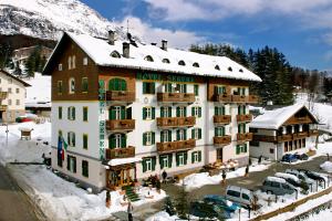 Hotel Serena Cortina durante o inverno