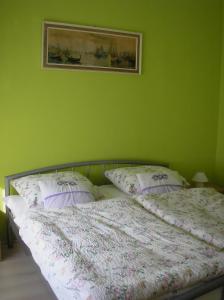 Cama o camas de una habitación en Szele Apartman