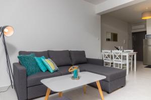 Ein Sitzbereich in der Unterkunft Apartments Zorica