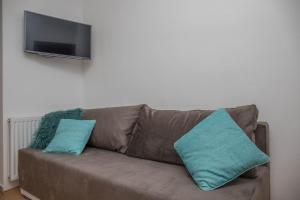 Ein Sitzbereich in der Unterkunft Apartments Zorica