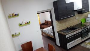 Kuchyň nebo kuchyňský kout v ubytování Olomouc New3