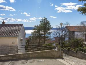 a view of the water from the house at Apartment Color Green in Dramalj