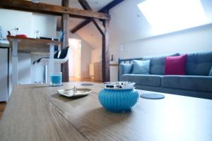 Η κουζίνα ή μικρή κουζίνα στο T2 de charme N4 Valenciennes Netflix, Wifi +5 φωτογραφίες