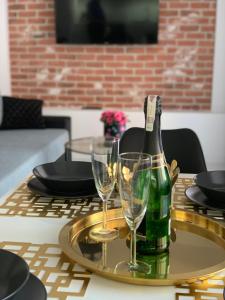 Nápoje v ubytovaní Apartament Zacisze De LUX