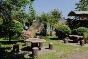 
A garden outside Rani Homestay
