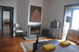 Uma cama ou camas num quarto em Convento de São Francisco