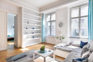 Een zitgedeelte bij Prime Home Midtown Budapest