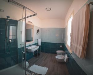 Koupelna v ubytování Villa Alberta Hotel