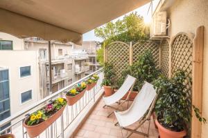 Balkón alebo terasa v ubytovaní My Athens Gem