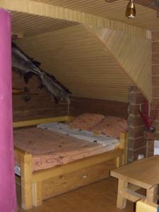 Postel nebo postele na pokoji v ubytování Chalet Truten