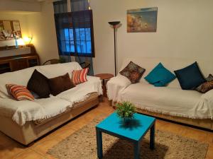 A seating area at Beautiful 1 bedroom apartment in Roda, Los Alcazares. Larger than average.