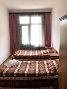 Postel nebo postele na pokoji v ubytování Zanger Hotel