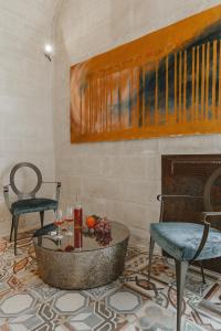 Posezení v ubytování Cenobio Hotel & SPA Matera