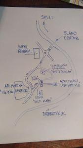 Grundriss der Unterkunft Apartments Lončarević