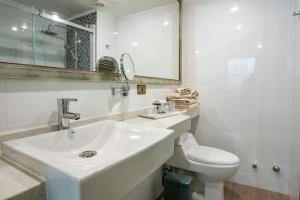 Koupelna v ubytování Hotel Libertador