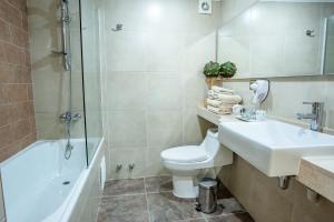 Koupelna v ubytování Hotel Libertador