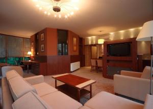 TV a/nebo společenská místnost v ubytování Hotel Sahara