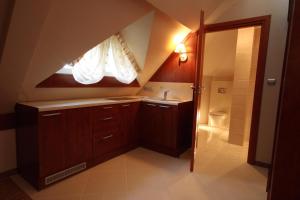 Koupelna v ubytování Hotel Sahara