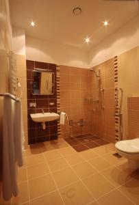 Koupelna v ubytování Hotel Sahara