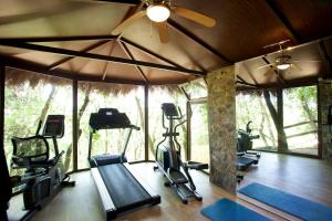 Fitness centrum a/nebo fitness zařízení v ubytování Casa Conti di Sotto