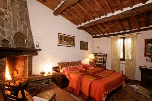 Postel nebo postele na pokoji v ubytování Casa Conti di Sotto