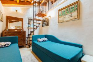 Posezení v ubytování Casa Conti di Sotto