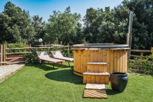 Zahrada ubytování Casa Conti di Sotto