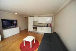 Η κουζίνα ή μικρή κουζίνα στο Bergen's Best Location