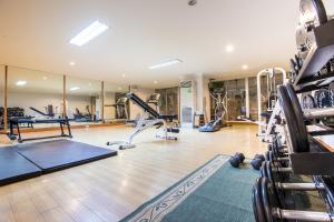 Fitness centrum a/nebo fitness zařízení v ubytování Viangbua Mansion