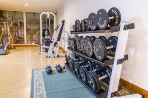 Fitness centrum a/nebo fitness zařízení v ubytování Viangbua Mansion