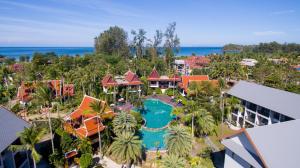an aerial view of a resort with a swimming pool at Royal Lanta Resort & Spa in Ko Lanta