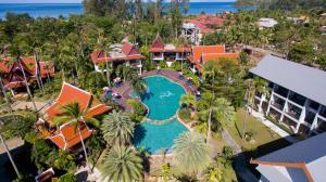an aerial view of a resort with a swimming pool at Royal Lanta Resort & Spa in Ko Lanta