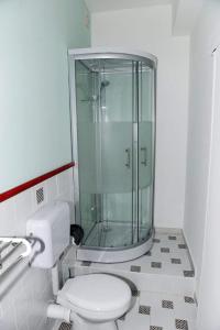Koupelna v ubytování B&B Il MappaMondo