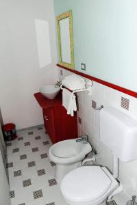 Koupelna v ubytování B&B Il MappaMondo