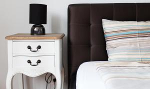 Posteľ alebo postele v izbe v ubytovaní Chic & Charm Apartment