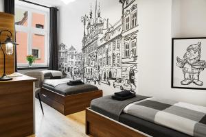 Łóżko lub łóżka w pokoju w obiekcie Prestige Apartments 7