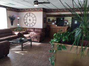 Lobbyen eller receptionen på Southfork Motel