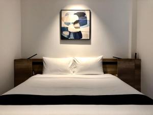Katil atau katil-katil dalam bilik di K.C Hotel